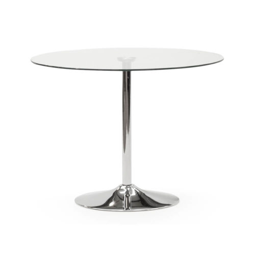 Orient Round Dining Table - Chrome