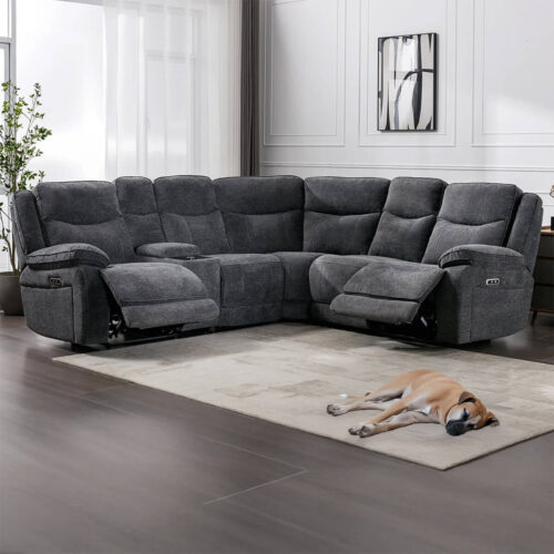 Herbert Corner Sofa - Dark Grey