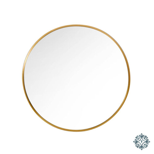 Modena Round Wall Mirror - Gold 60cm
