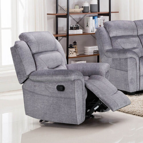 Moore Reclining Armchair - Grey