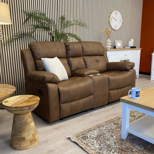 Gilmore 2 Seater Sofa - Brown