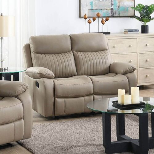 Barkley 2 Seater recliner - brown