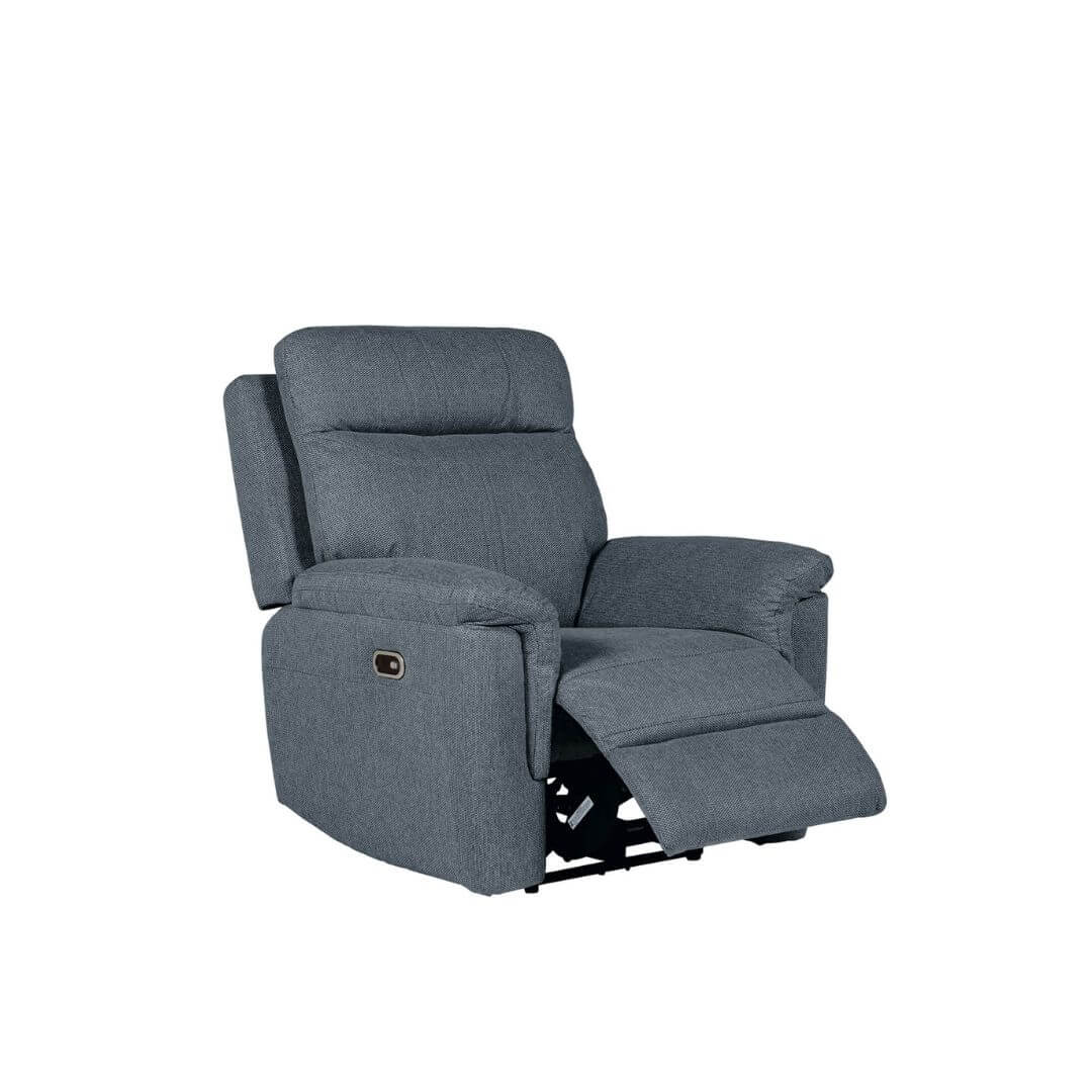 Bowie 1 Seater Electric Recliner - Azul