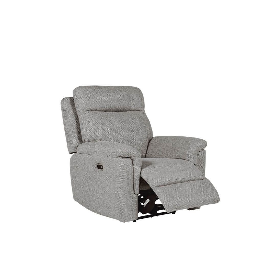 Bowie 1 Seater Electric Recliner - Grey