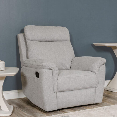 Bowie 1 Seater Manual Recliner - Grey