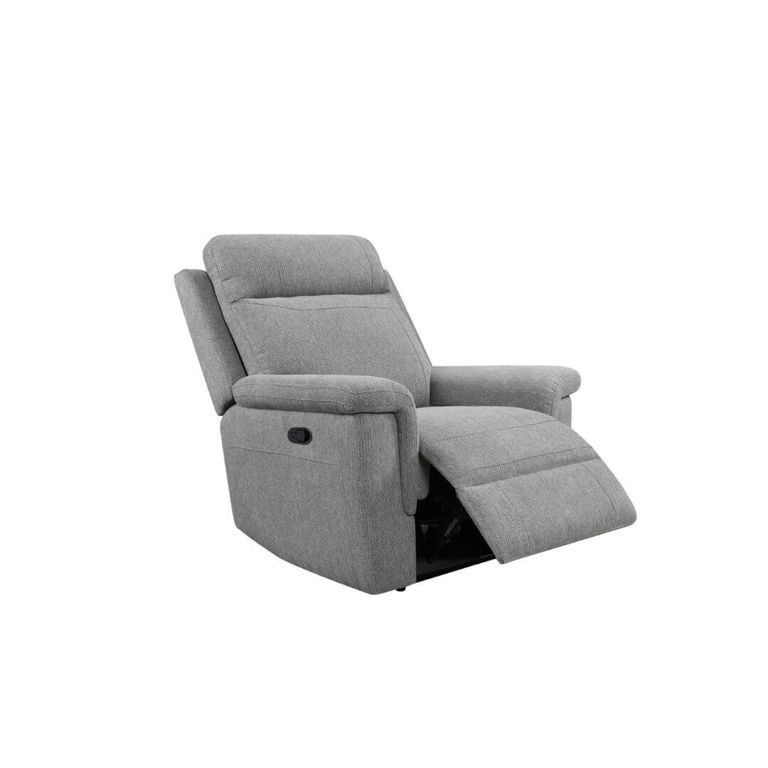 Bowie 1 Seater Manual Recliner - Grey