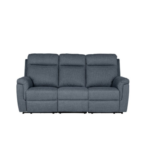 Bowie 3 Seater Electric Recliner - azul