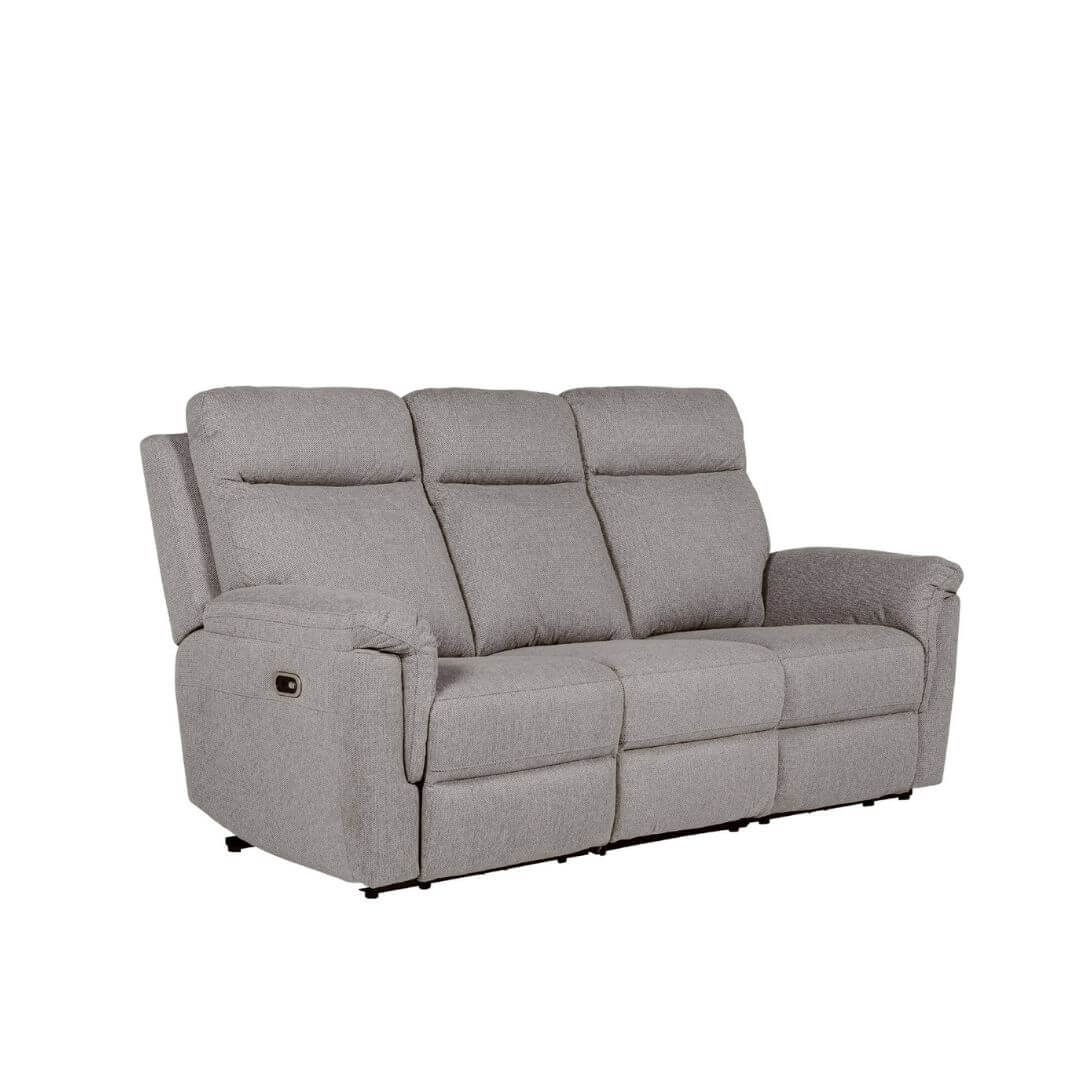 Bowie 3 Seater Electric Recliner - grey