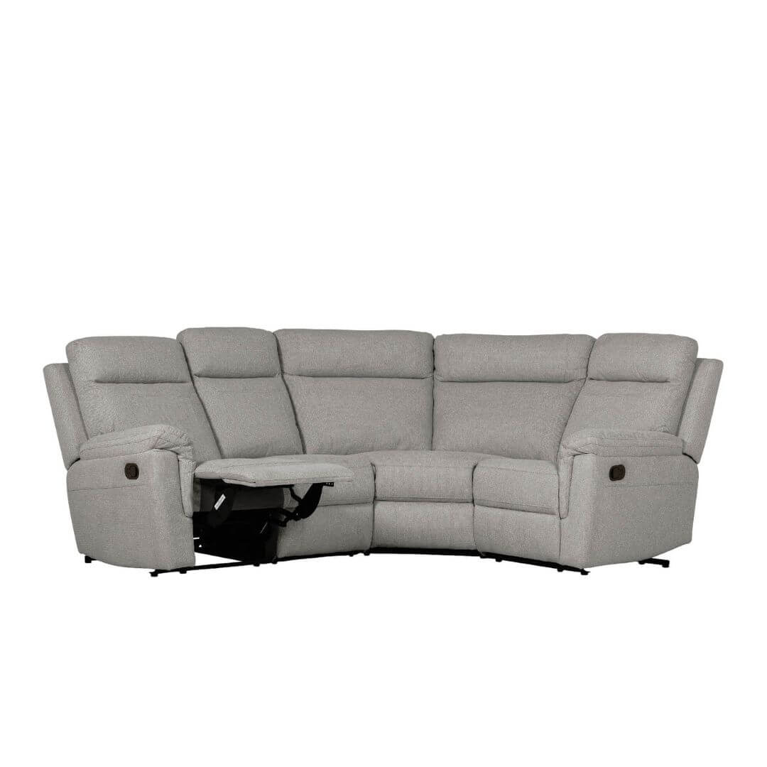 Bowie Corner Manual Recliner - Grey