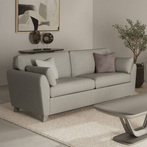 Cantrell 3 Seater Sofa - Light Grey