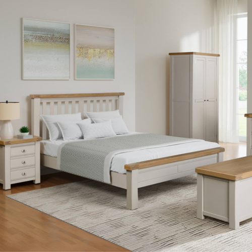 Doune 5ft Low Footboard Bed - Taupe