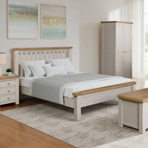 Doune 6ft Low Footboard Bed - Taupe