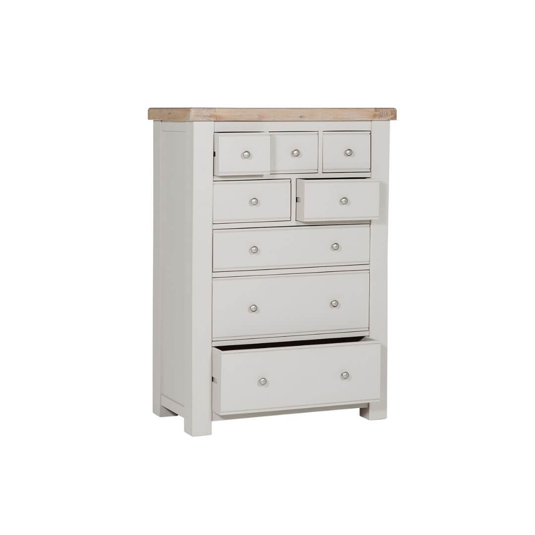 Doune 8 Drawer Tall Chest - Taupe