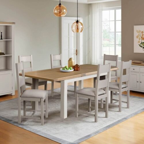 Doune Extending Table 1400 1800 - Taupe