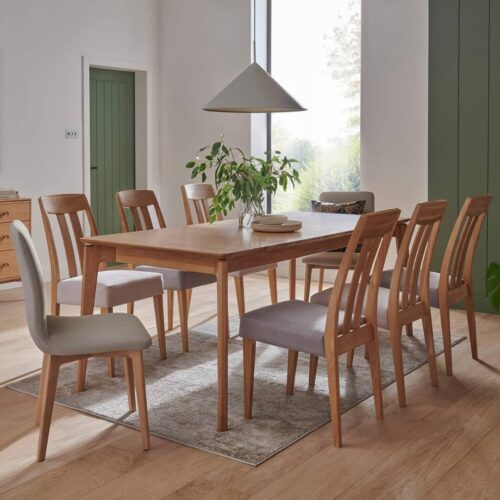 Hadley Extending Dining Table 200cm - Oak Natural