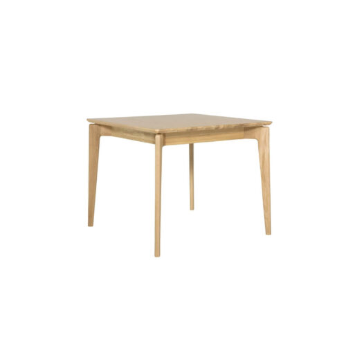 Hadley Square Dining Table 90cm - Oak Natural