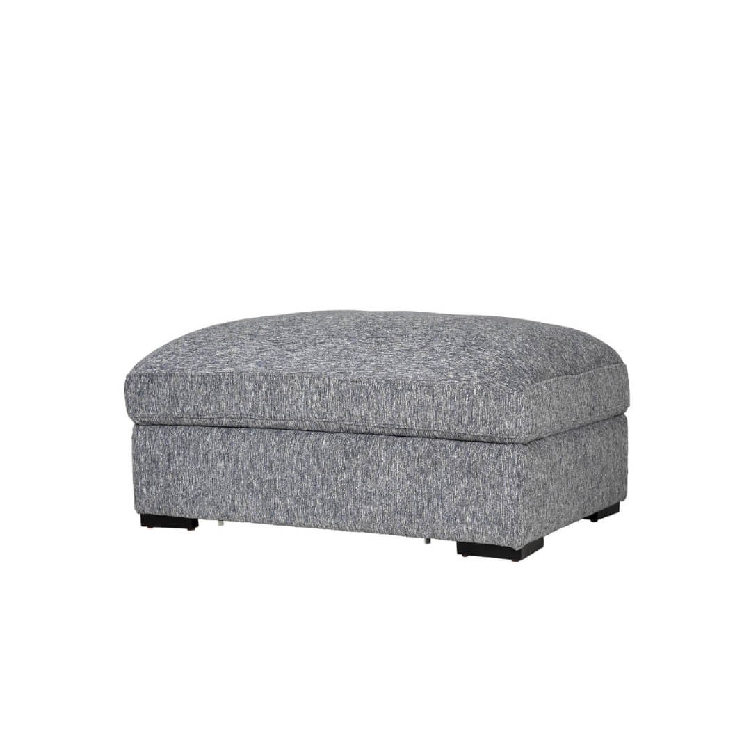 Humphrey Storage Ottoman - Blue