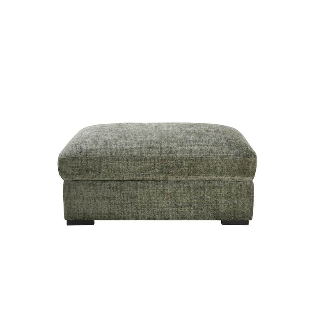 Humphrey Storage Ottoman - Green